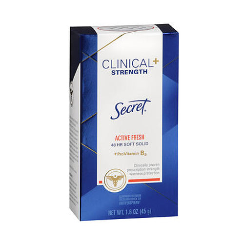 Secret, Clinical Strength Smooth Solid Antiperspirant Deodorant, 1.6 Oz