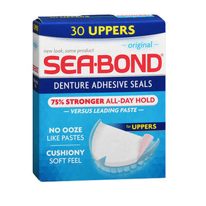Sea-Bond, Denture Adhesive Seals Uppers Original, 30 Each