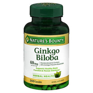 Nature's Bounty, N/B GINKGO BIL CAP         200, 200 Caps