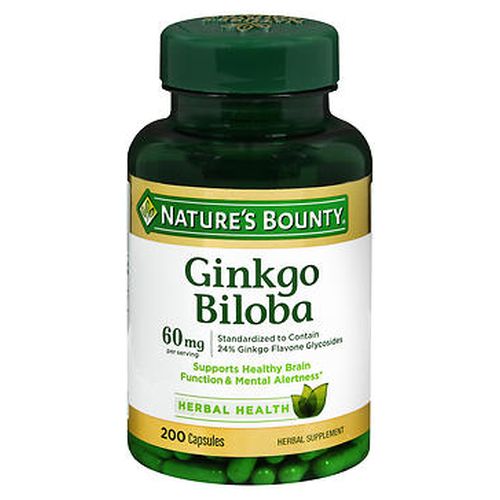 Nature's Bounty, N/B GINKGO BIL CAP         200, 200 Caps