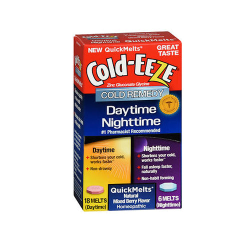 Cold-Eeze, Daytime Nighttime QuickMelts Mixed Berry Flavor, 24 Each