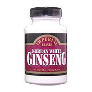 Imperial Elixir, Korean White Ginseng, WHITE, 50 CAP