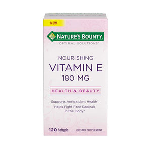 Nature's Bounty, Nourishing Vitamin E, 180 mg, 120 Caps