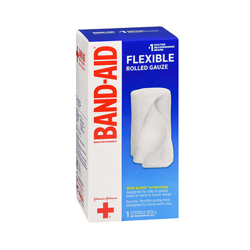 Band-Aid, Flexible Rolled Gauze, 2.5 Yard
