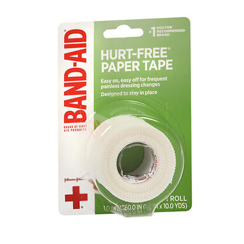Band-Aid, Hurt-Free Paper Tape 1 Inch X 10 Yard, 1Each