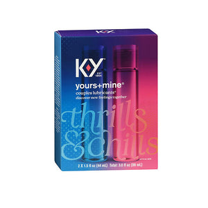 K-Y, Yours Plus Mine Couples Lubricants, 3 Oz