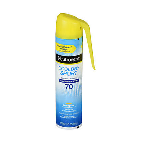 Neutrogena, Cooldry Sport Spray Spray SPF 70, 5 Oz