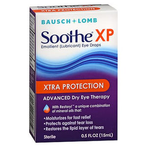Bausch + Lomb, Soothe Xp Xtra Protection Emollient Eye Drops, 0.5 Oz