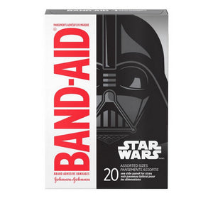 Band-Aid, Adhesive Bandages Assorted Sizes Star Wars, 20 Each