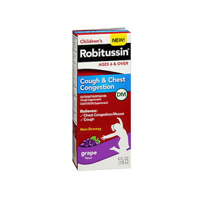 Robitussin, Children'S Cough And Chest Congestion, 4 Oz