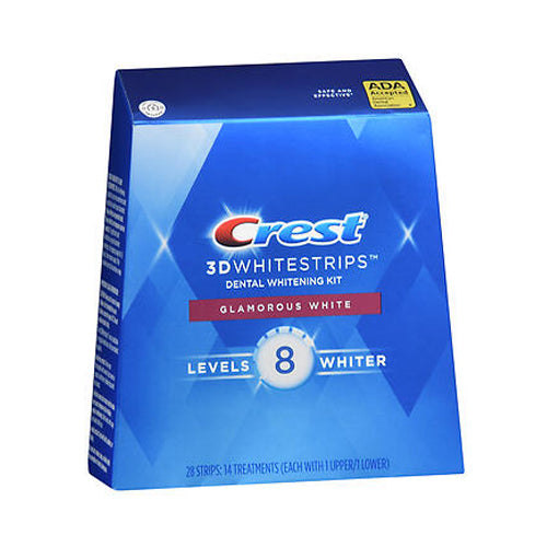 Crest, 3D Whitestrips Dental Whitening Kit Glamorous White, 14 Each