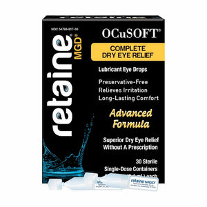 Ocusoft, Retaine Mgd Complete Dry Eye Relief Lubricant Eye Drops, 30 Each