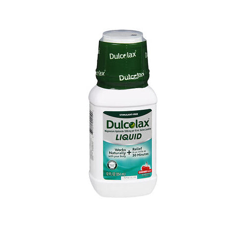 Dulcolax, Saline Laxative Liquid Cherry Flavor, 12 Oz