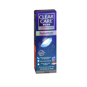 Clear Care, Plus 3% Hydrogen Peroxide Cleaning And Disinfecting Solution, 12 Oz