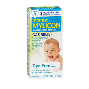 Mylanta, Infants' Gas Relief Drops Dye Free, 0.5 Oz