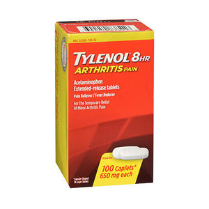 Tylenol, 8 Hr Arthritis Pain Caplets, 100 Tabs
