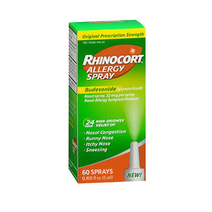 Rhinocort, Allergy Nasal Spary With Budesonide, 60 Sprays