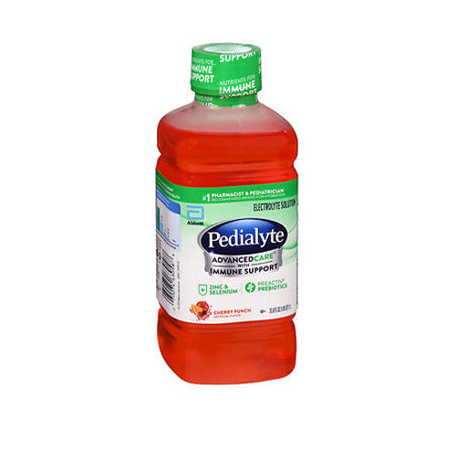 Pedialyte, Advanced Care Electrolyte Solution Cherry Punch, 33.8 Oz