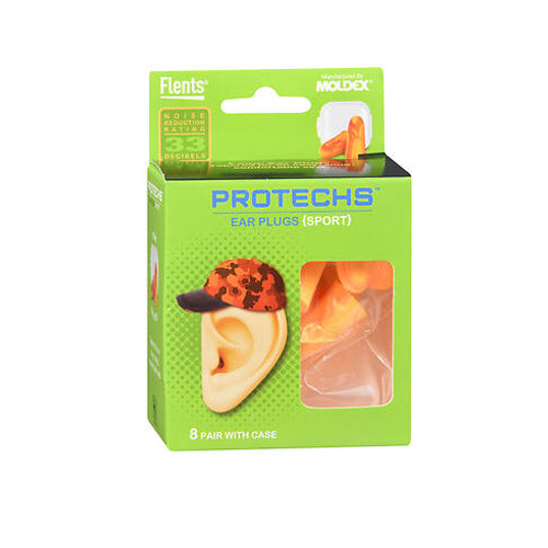 Flents, Protechs Ear Plugs Sport, 8 Each
