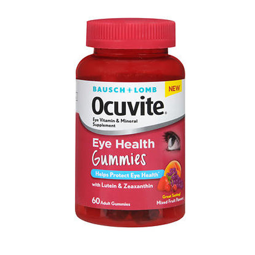Bausch + Lomb, Ocuvite Eye Health Gummies Mixed Fruit, 60 Each