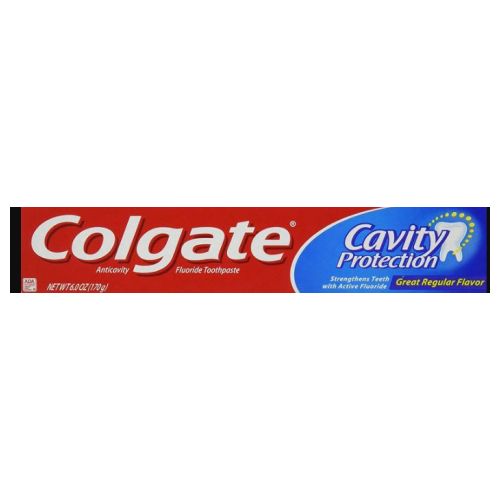 Colgate, Cavity Protection Toothpaste With Fluoride Minty Great Regular Flavor, 6 Oz