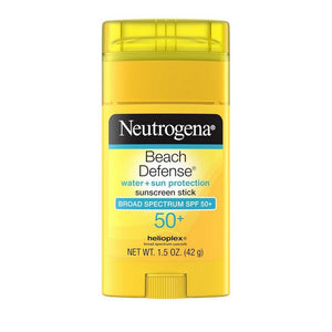 Neutrogena, Beach Defense Water + Sun Protection Sunscreen Stick Spf 50+, 1.5 Oz