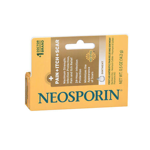 Neosporin, Plus Pain + Itch + Scar Ointment, 0.5 Oz