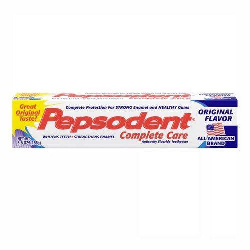Pepsodent, Complete Care Anticavity Fluoride Toothpaste Original, 5.5 Oz