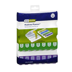 Ezy Dose, Medtime Planner Weekly 4X Day With Easy-Fill, 1 Each