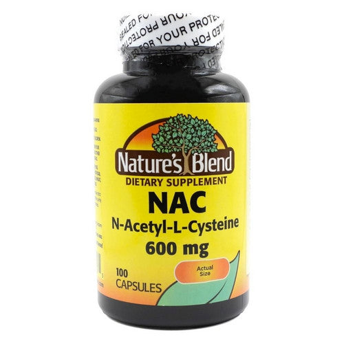 Nature's Blend, NAC N-Acetyl-L-Cysteine, 600 Mg, 100 Caps