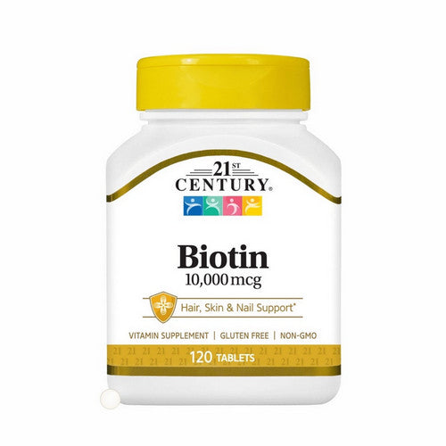 21st Century, Biotin, 10,000 Mcg, 120 Tabs