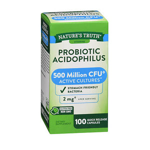 Nature's Truth, Daily Probiotic Acidophilus Quick Release Capsules, 3 mg, 100 Count
