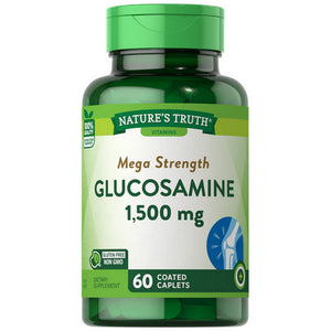 Nature's Truth, Glucosamine Hcl Coated Caplets Mega Strength, 1500 Mg, 60 Tabs