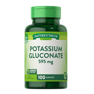 Nature's Truth, Potassium Gluconate Caplets, 595 Mg, 100 Caps