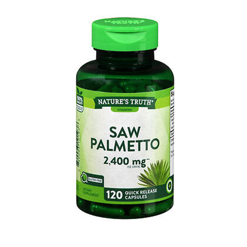 Nature's Truth, Saw Palmetto Quick Release Capsules, 2400 Mg, 120 Caps