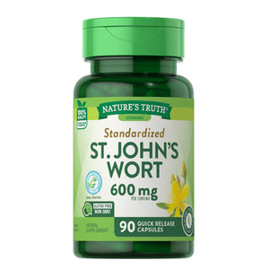 Nature's Truth, Standardized St. John'S Wort Quick Release Capsules, 600 Mg, 90 Caps