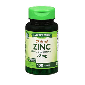 Nature's Truth, Chelated Zinc, 50 Mg, 100 Tabs