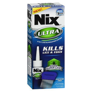 Nix, Ultra 2-In-1 Lice Elimination System, 3.4 Oz