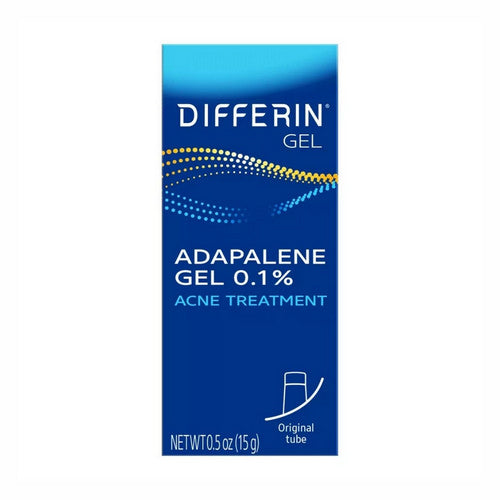Differin, Adapalene Gel 0.1% Acne Treatment, 15 Grams