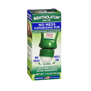 Mentholatum, No Mess Vaporizing Rub, 1.76 Oz