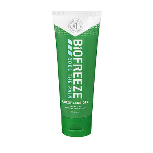 Biofreeze, Menthol Pain Relieving Gel Colorless, 3 Oz