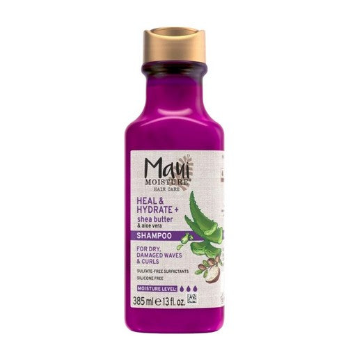 Maui Moisture, Heal & Hydrate + Shea Butter Shampoo For Tight Curly Hair, 13 Oz