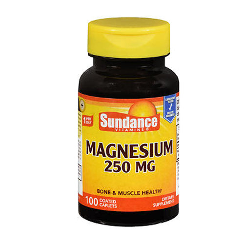 Sundance, Magnesium Coated Caplets, 250 mg, 100 Tabs