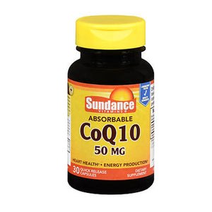 Sundance, Absorbable CoQ10 Capsules, 50 mg, 30 Caps