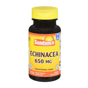 Sundance, Echinacea Vegetarian, 650 Mg, 100 Caps