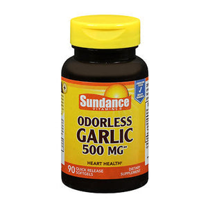 Sundance, Vitamins Odorless Garlic Softgels, 500 mg, 90 Tabs