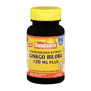 Sundance, Standardized Extract Ginkgo Biloba Plus Bacopa, 120 mg, 60 Caps