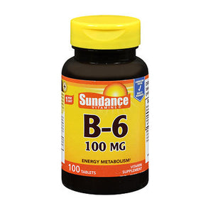 Sundance, Vitamins B-6, 100 mg, 100 Tabs