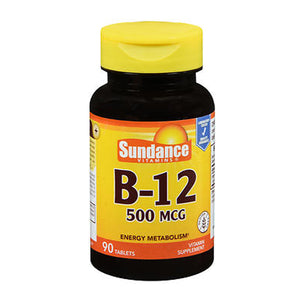 Sundance, Vitamins B-12, 500 mcg, 90 Tabs