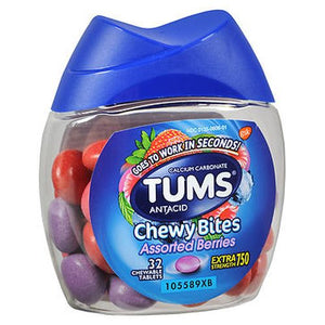 Tums, Chewy Bites Assorted Berry, 32 Each